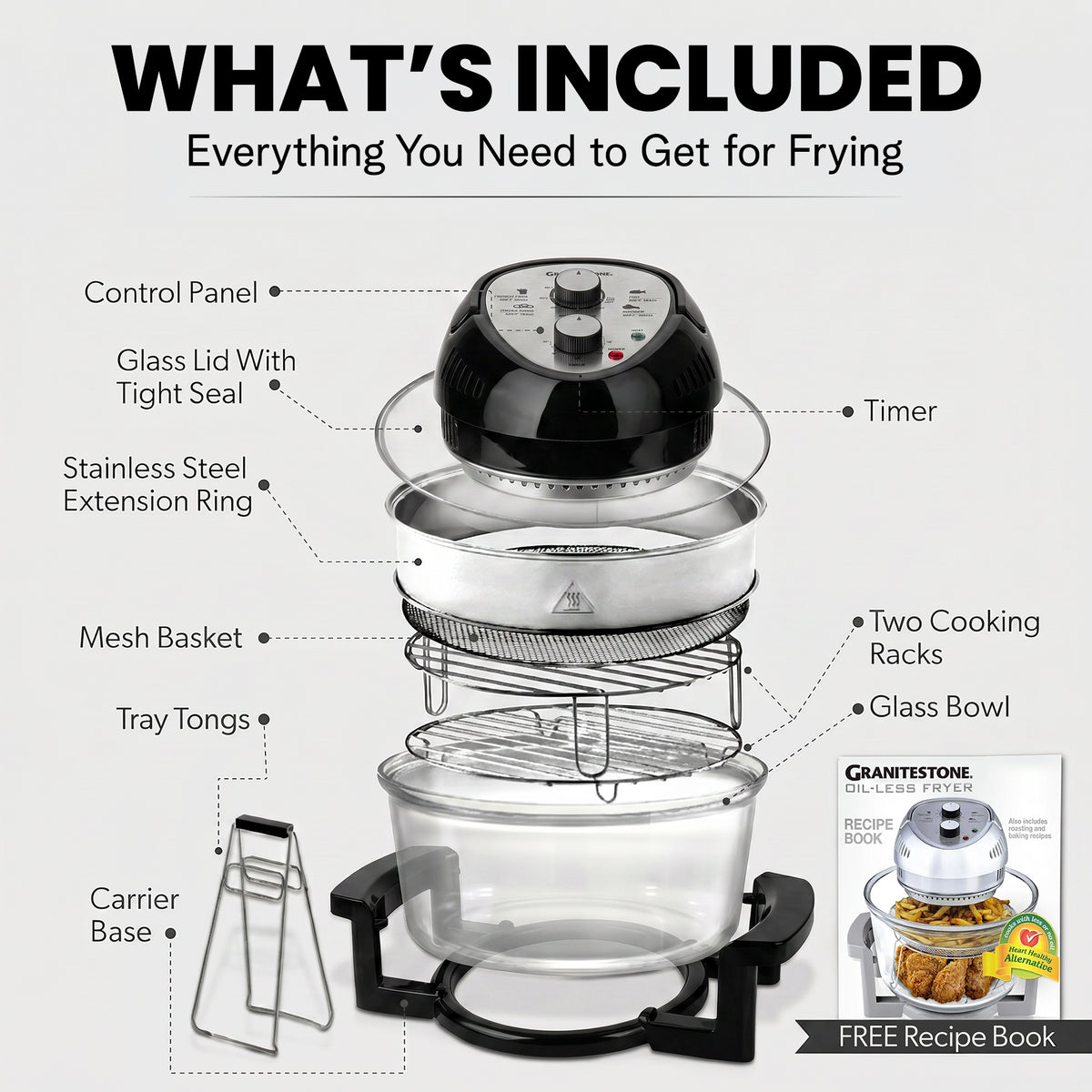 Granitestone Glass Air Fryer